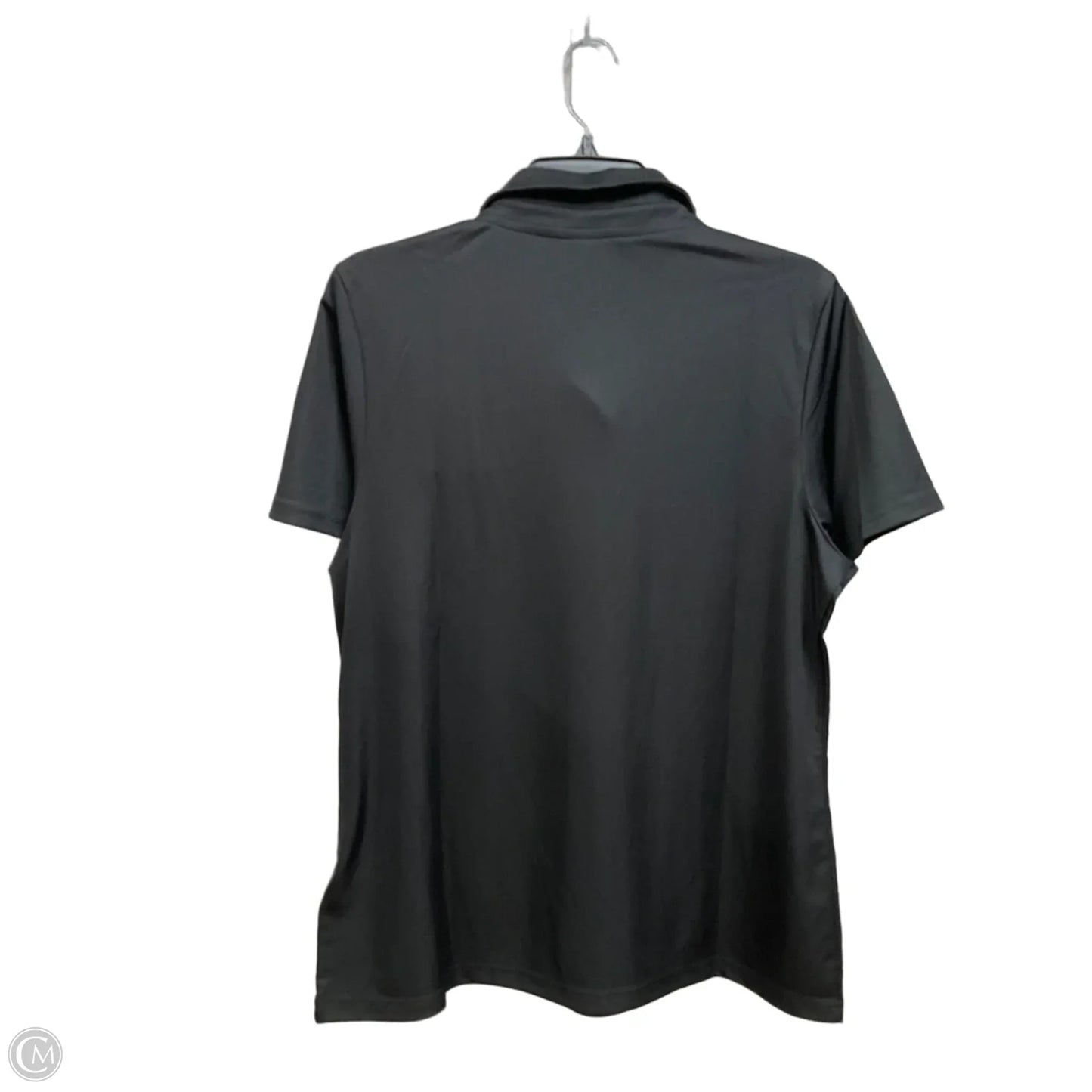 Athletic Top Short Sleeve By Puma In Black, Size: L
