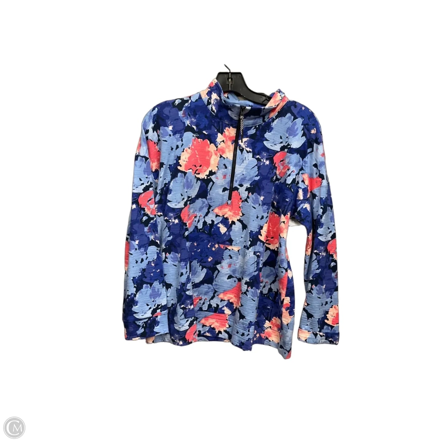 Top Long Sleeve By Talbots In Floral Print, Size: Lp