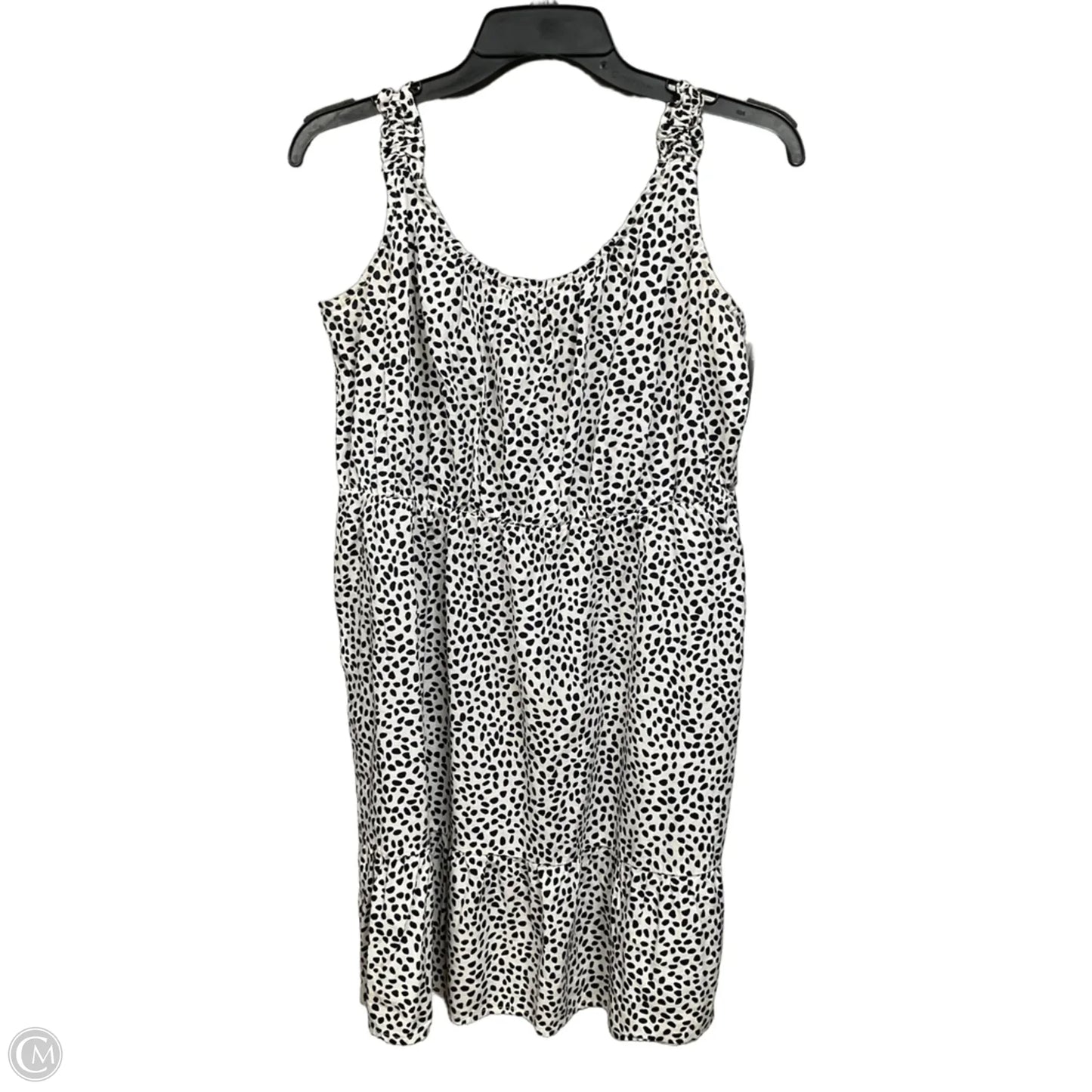 Dress Casual Short By Banana Republic In Black & White, Size: M