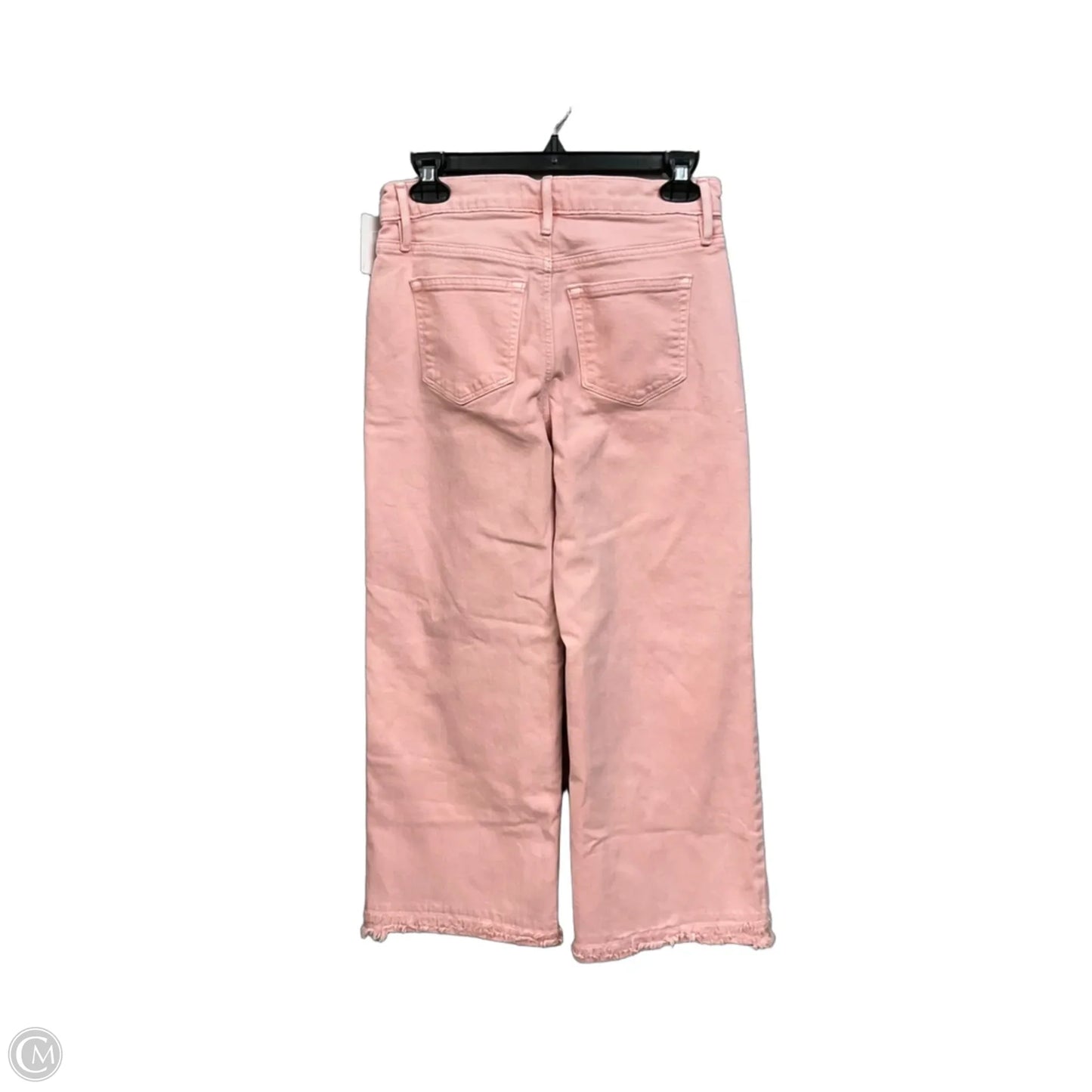 Jeans Wide Leg By Loft In Pink, Size: 0