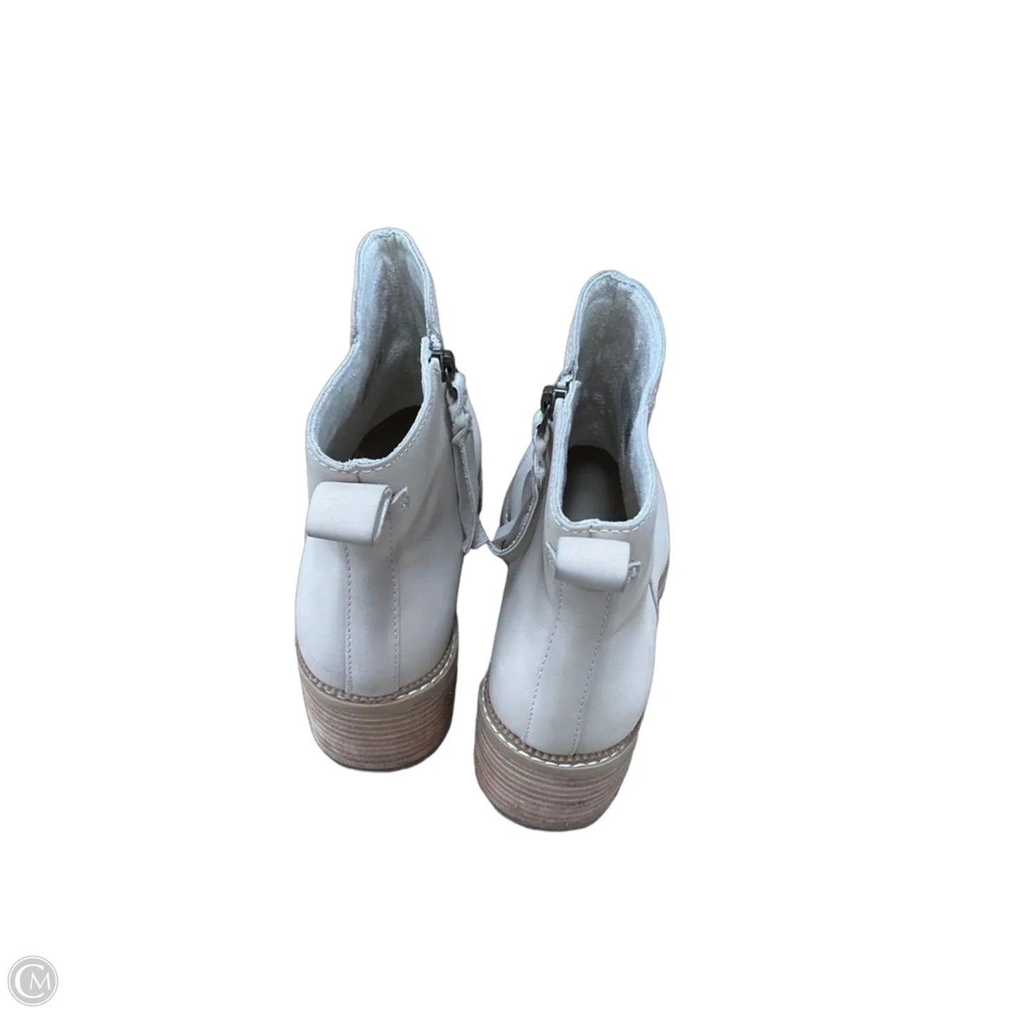 Boots Ankle Heels By Toms In Tan, Size: 8.5