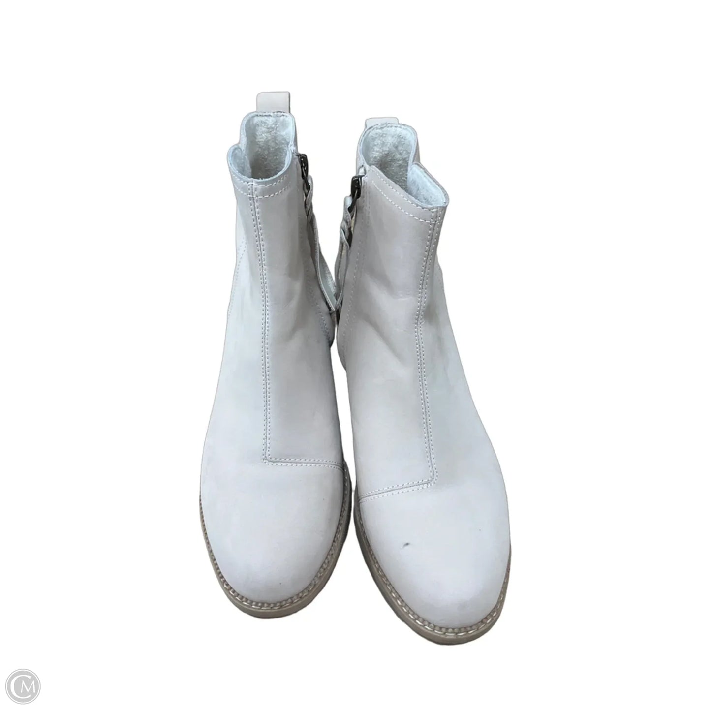 Boots Ankle Heels By Toms In Tan, Size: 8.5