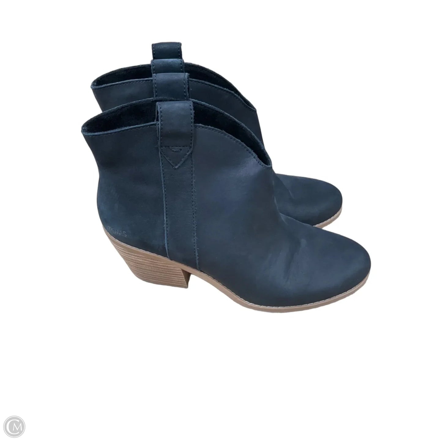 Boots Ankle Heels By Toms In Black, Size: 8.5