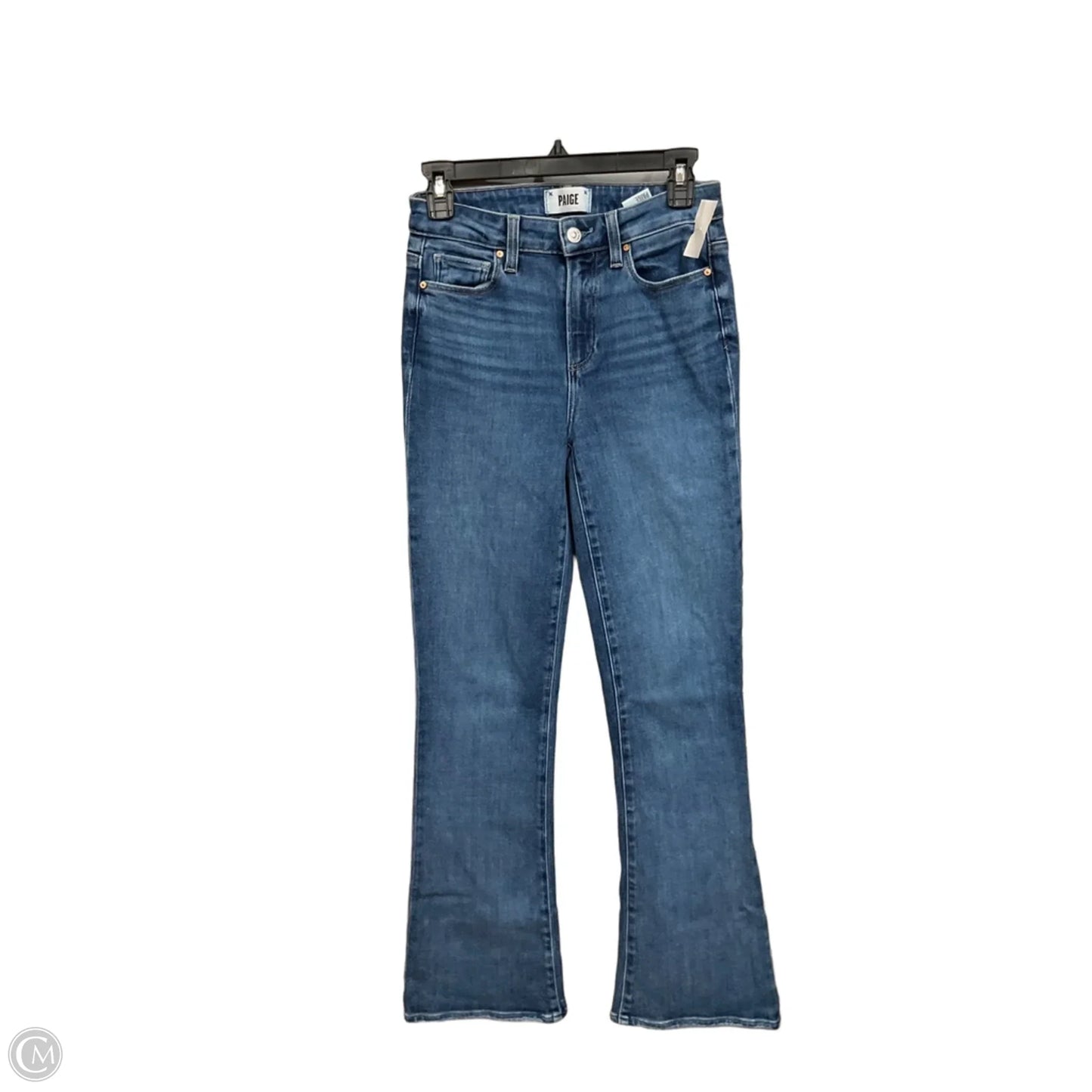 Jeans Flared By Paige In Blue Denim, Size: 2