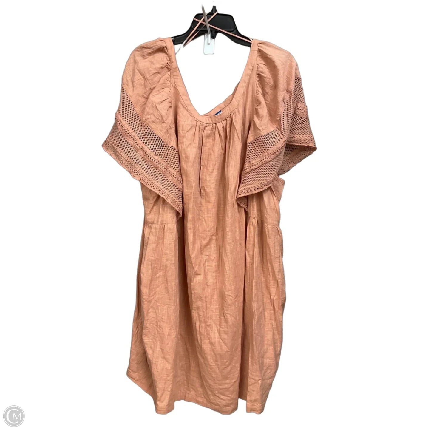 Dress Casual Midi By Old Navy In Taupe, Size: 3x