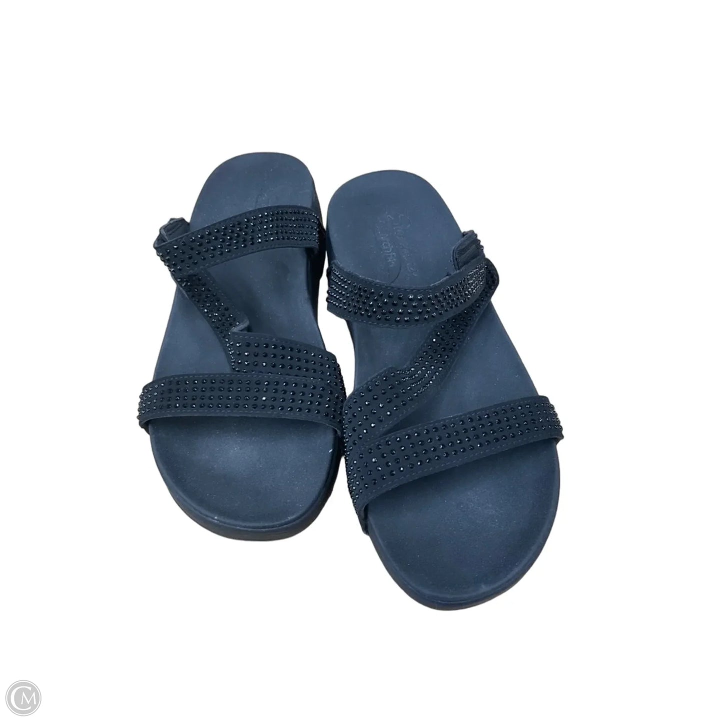 Sandals Flats By Skechers In Black, Size: 11