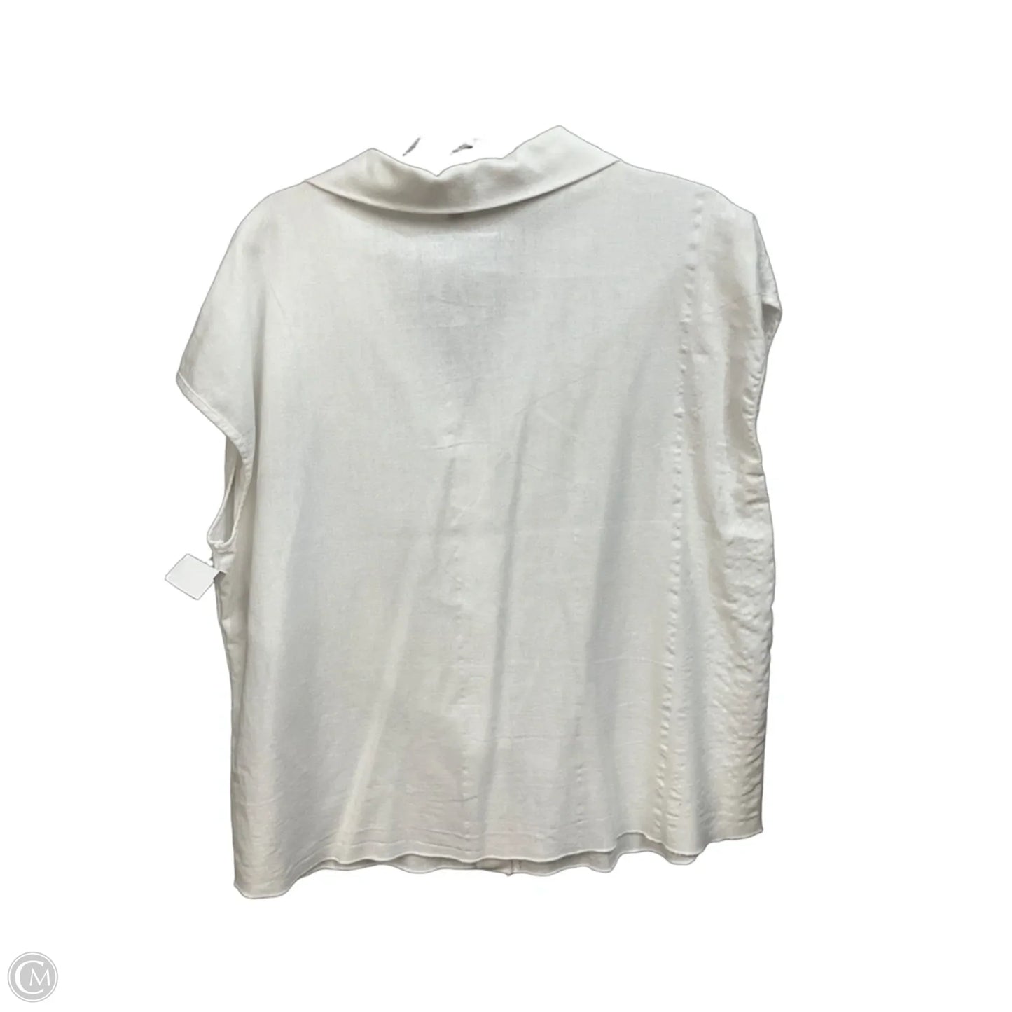 Top Sleeveless By Express In White, Size: Xl
