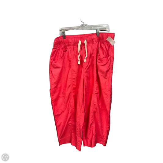 Pants Cropped By Lane Bryant In Coral, Size: 18