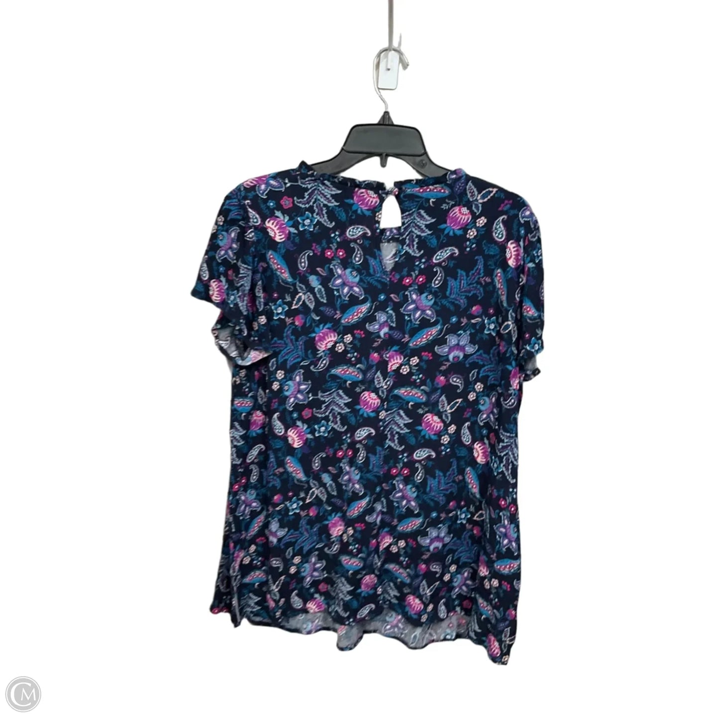 Top Short Sleeve By Lane Bryant In Floral Print, Size: 2x