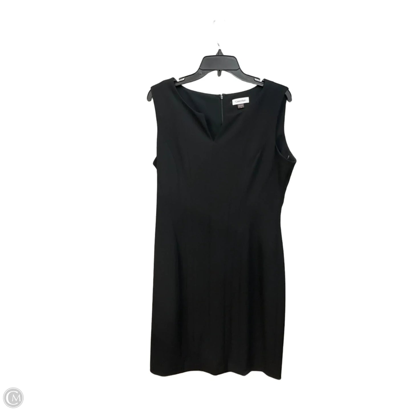 Dress Work By Calvin Klein In Black, Size: Xl