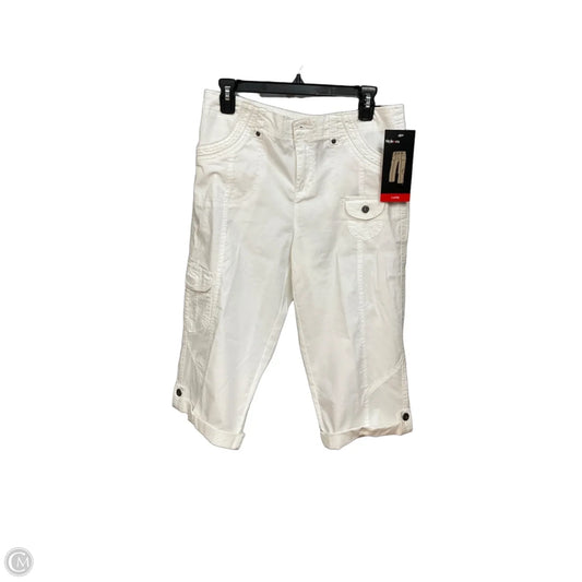 Capris By Style And Company In White, Size: 6