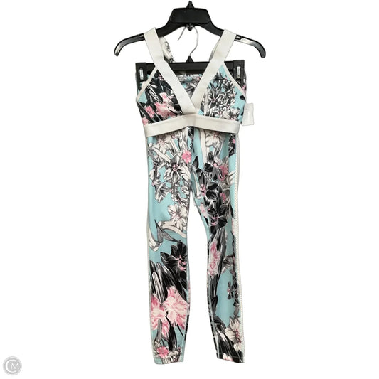 Athletic Pants 2pc By Nike Apparel In Floral Print, Size: S