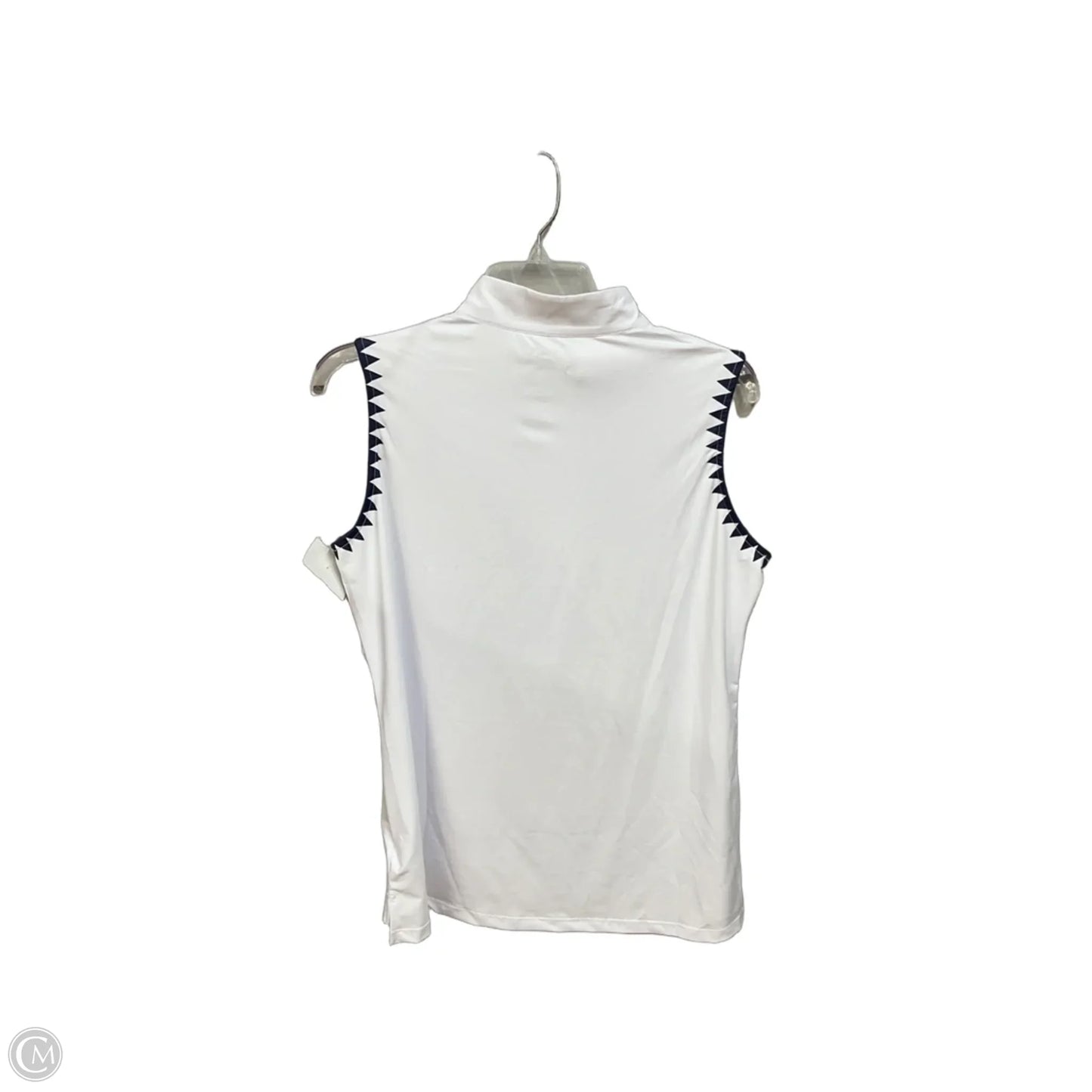 Athletic Tank Top By Cmc In Blue & White, Size: L