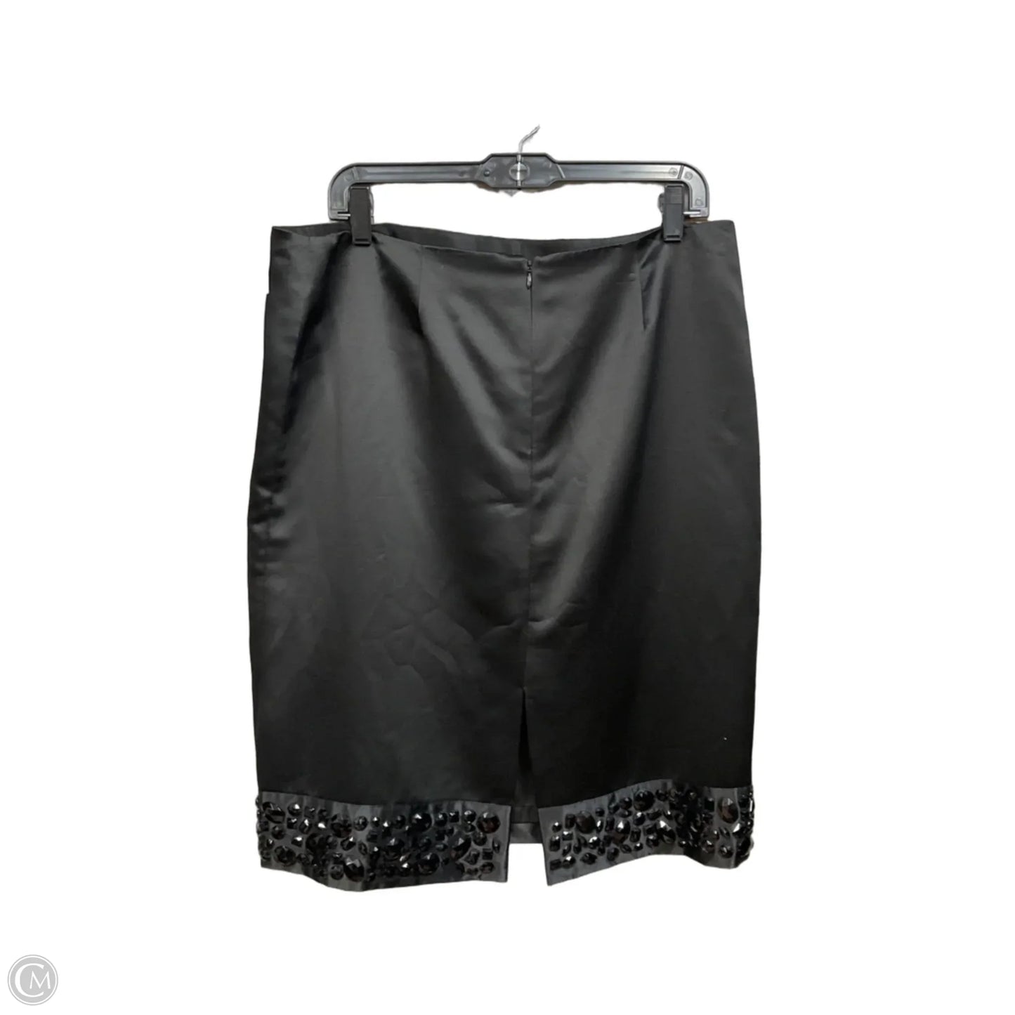 Skirt Midi By White House Black Market In Black, Size: 14
