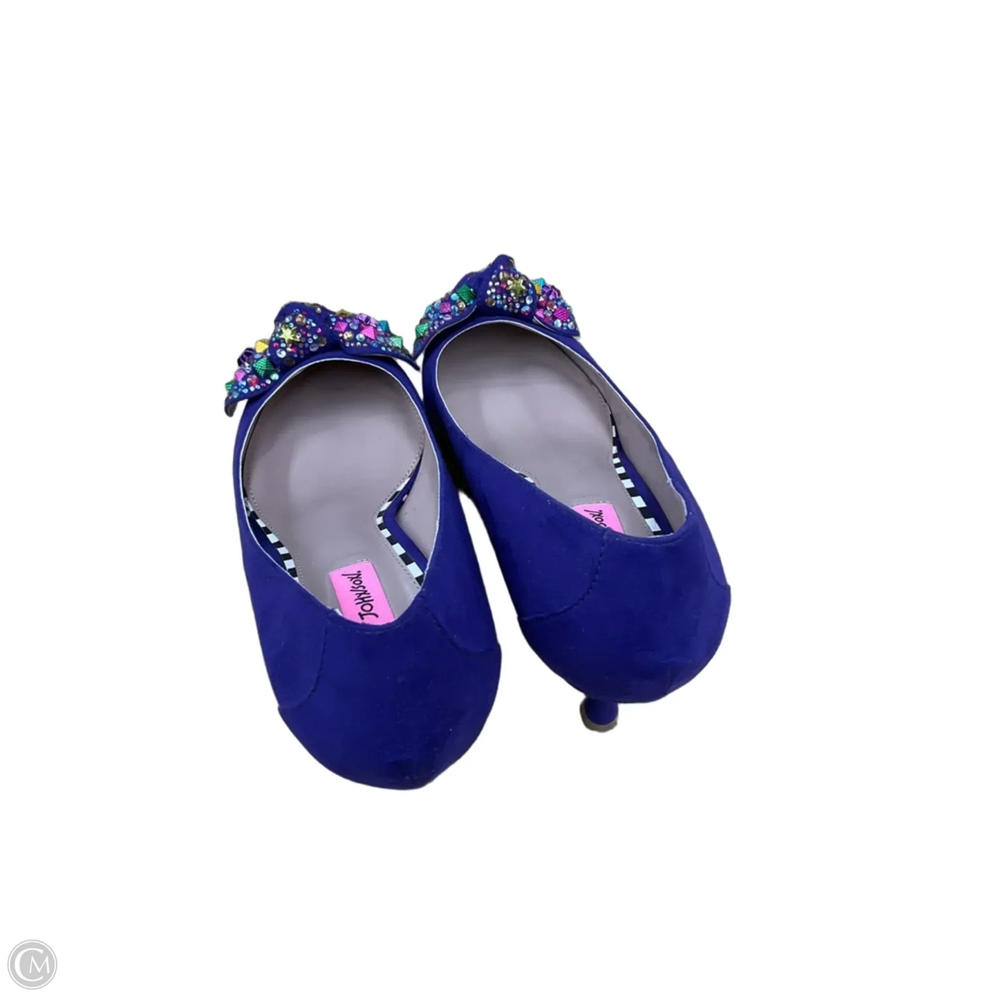 Shoes Heels Stiletto By Betsey Johnson In Purple, Size: 10