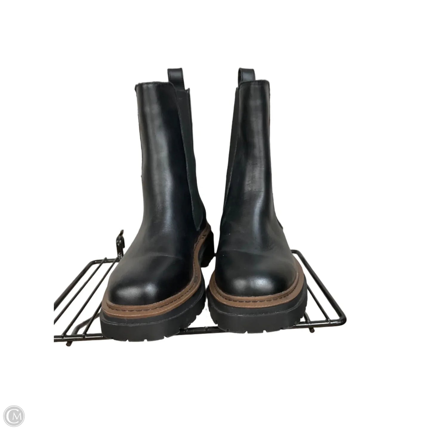 Boots Ankle Flats By Steve Madden In Black, Size: 6