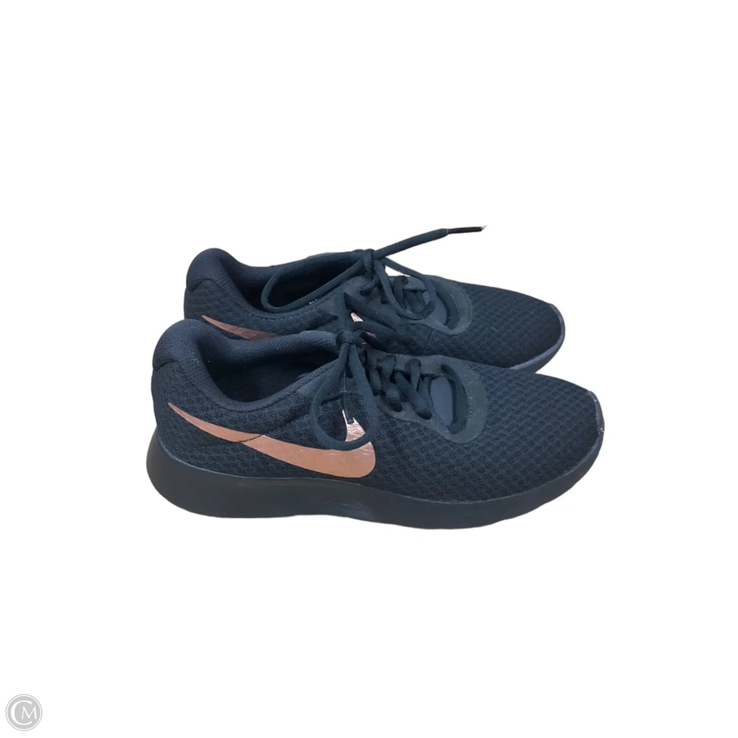 Shoes Athletic By Nike In Black & Gold, Size: 7.5