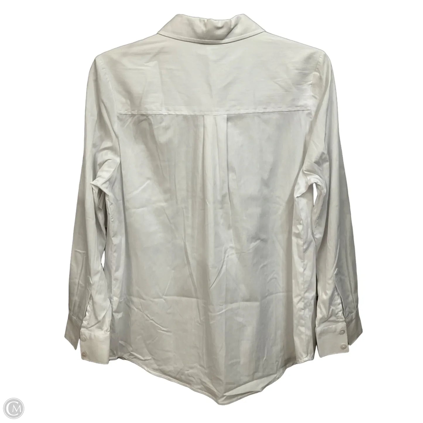 Top Long Sleeve By Liverpool In White, Size: S