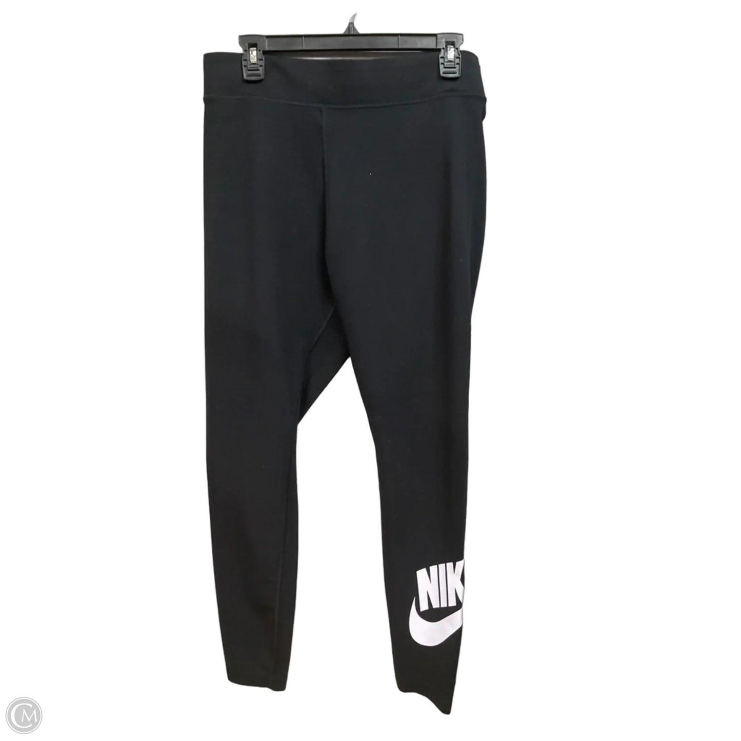 Athletic Leggings By Nike Apparel In Black, Size: L