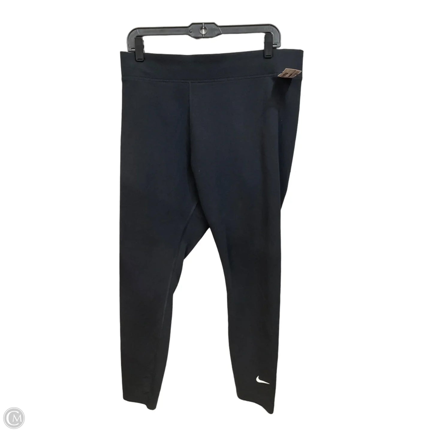 Athletic Leggings By Nike Apparel In Black, Size: Xl