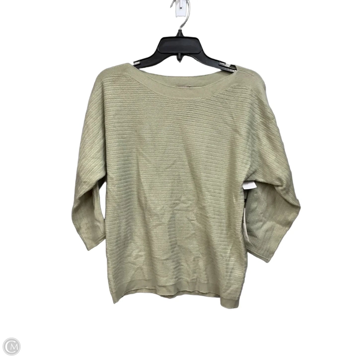 Top 3/4 Sleeve By Chicos In Green, Size: S