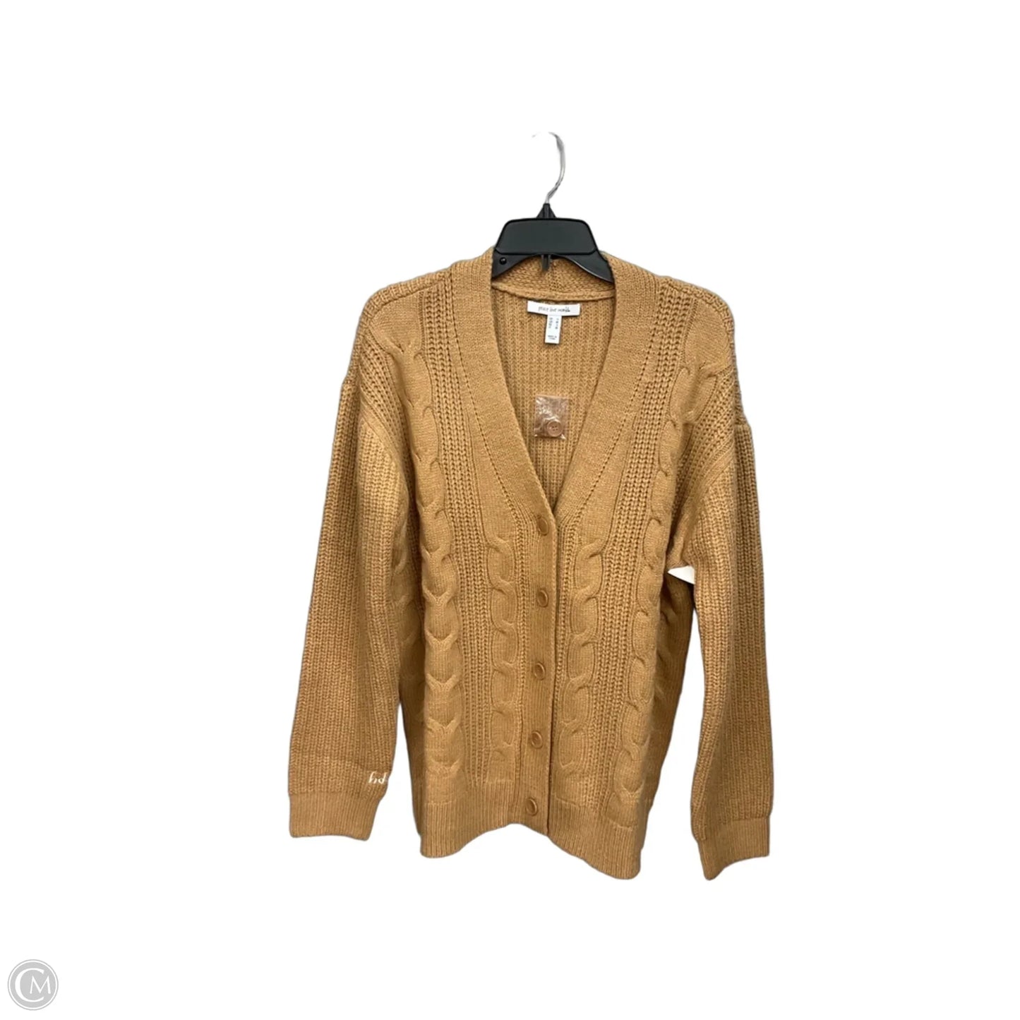 Cardigan By Peace Love World In Tan, Size: S