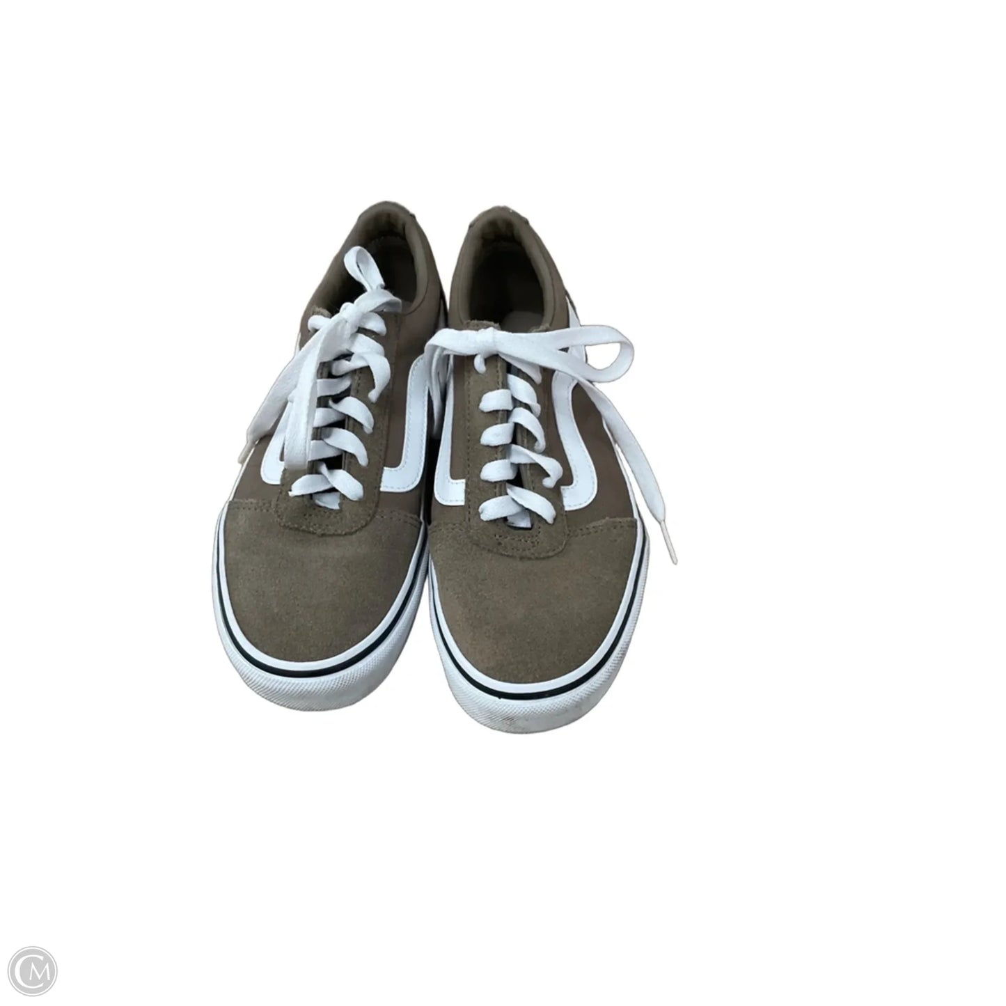 Shoes Sneakers By Vans In Tan, Size: 6.5