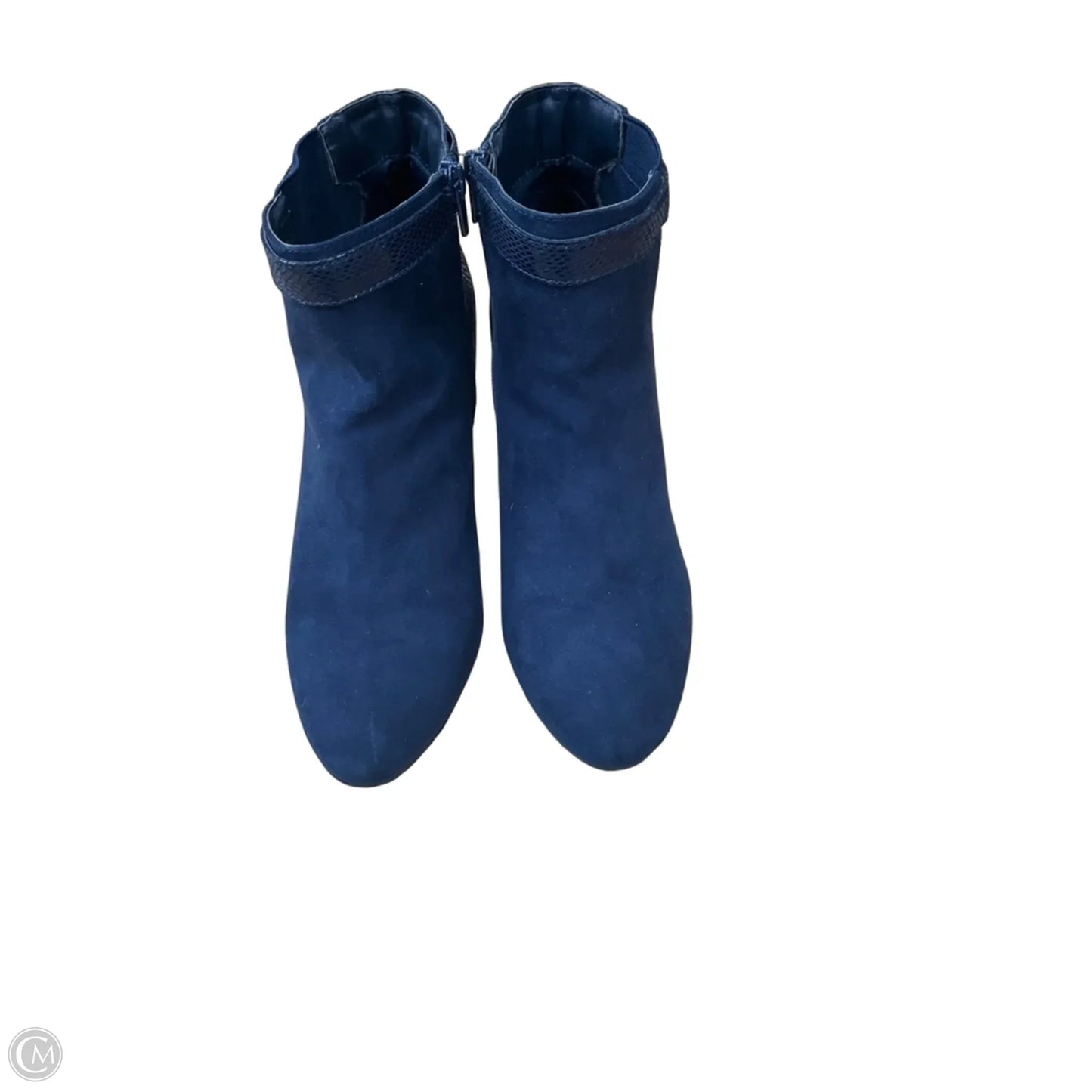 Boots Ankle Heels By Karen Scott In Navy, Size: 8.5