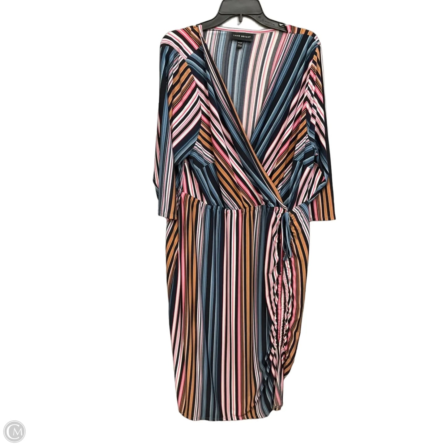 Dress Casual Midi By Lane Bryant In Striped Pattern, Size: 3x