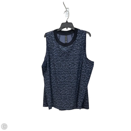 Athletic Tank Top By Athleta In Black & Blue, Size: 3x