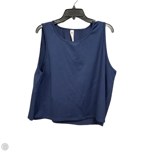 Athletic Tank Top By 90 Degrees By Reflex In Navy, Size: Xl