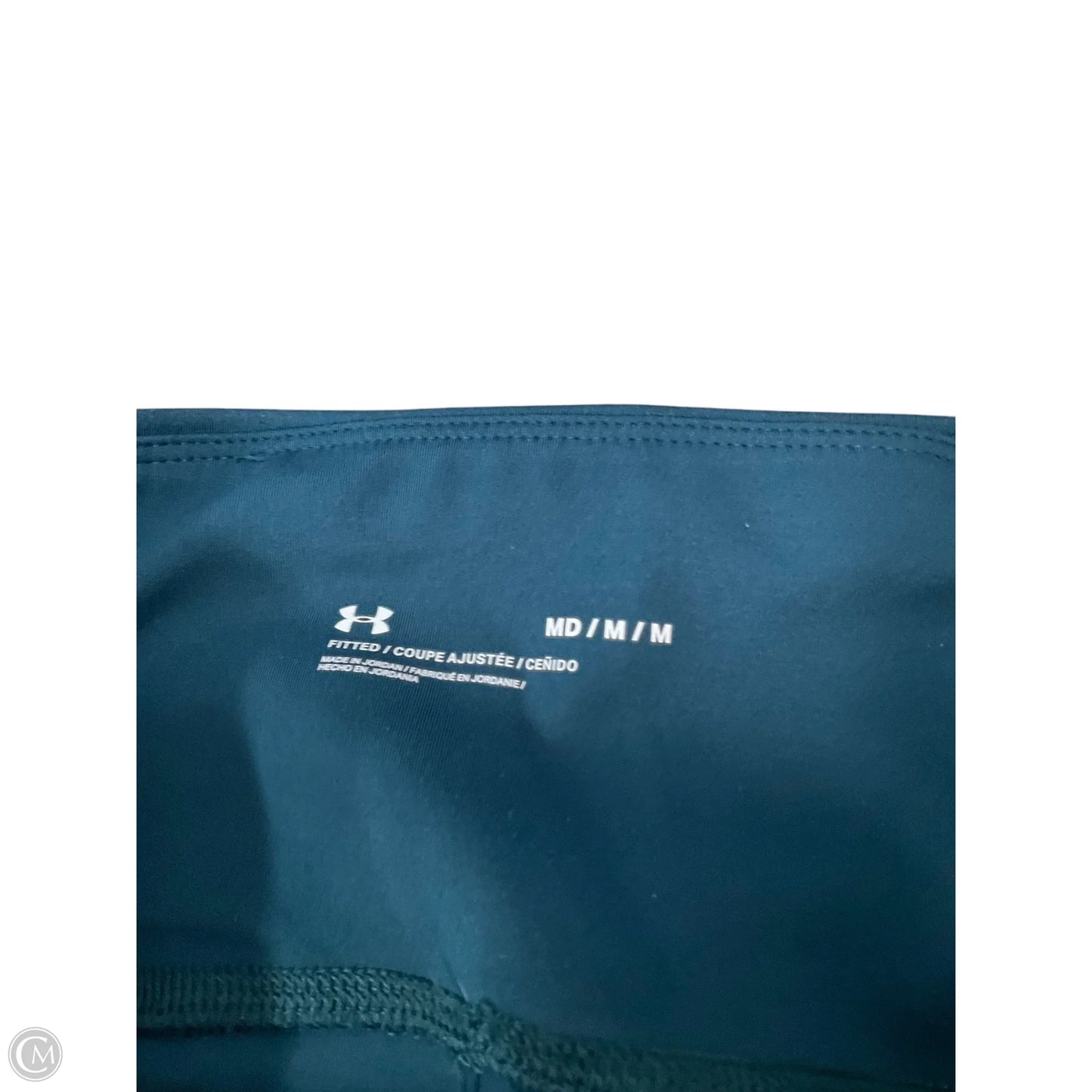 Athletic Capris By Under Armour In Teal, Size: M