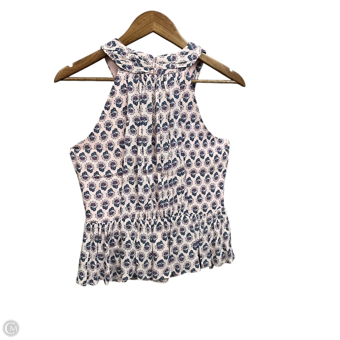 Top Sleeveless By Loft In Floral Print, Size: Xs
