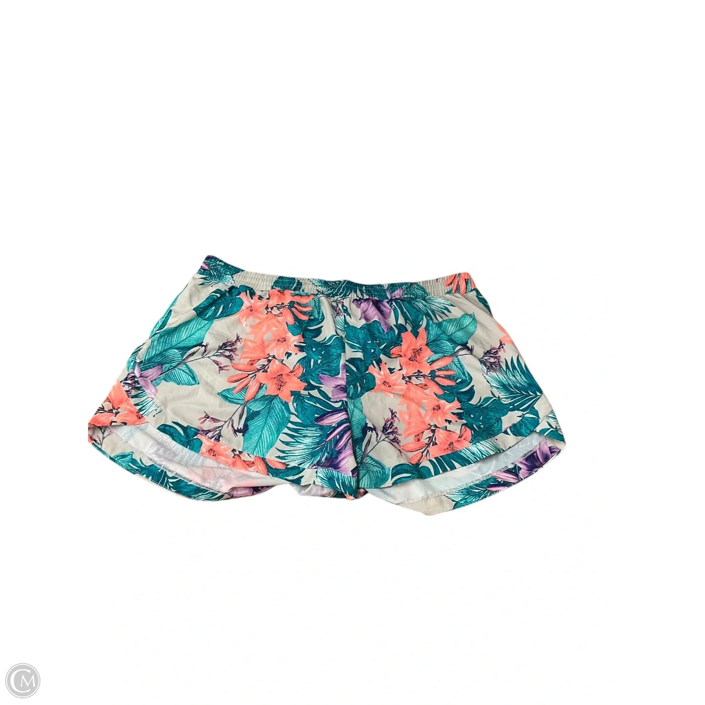 Athletic Shorts By Xersion In Floral Print, Size: Xxl