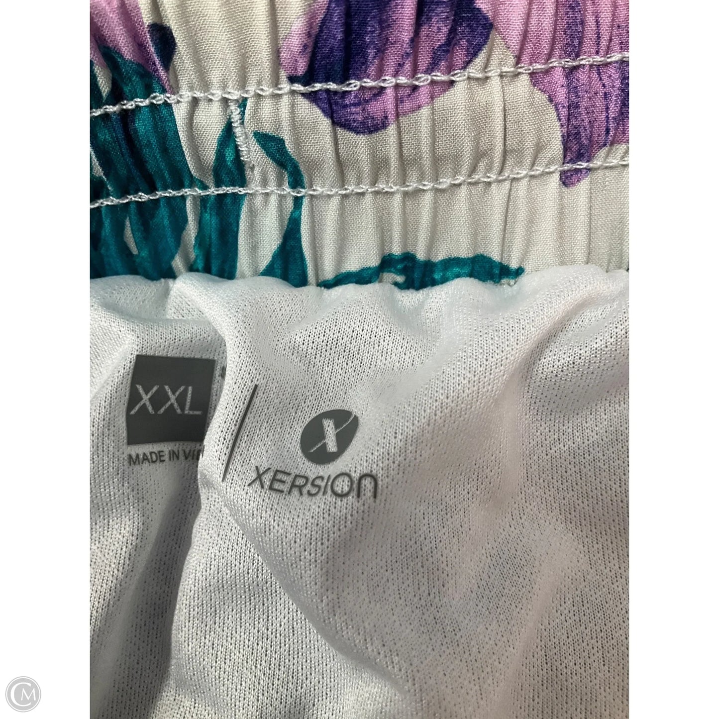 Athletic Shorts By Xersion In Floral Print, Size: Xxl