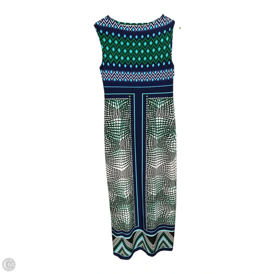 Dress Casual Maxi By Chicos In Geometric Pattern, Size: S
