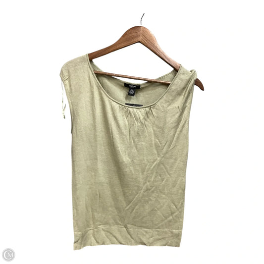 Top Sleeveless By Alfani In Green, Size: M
