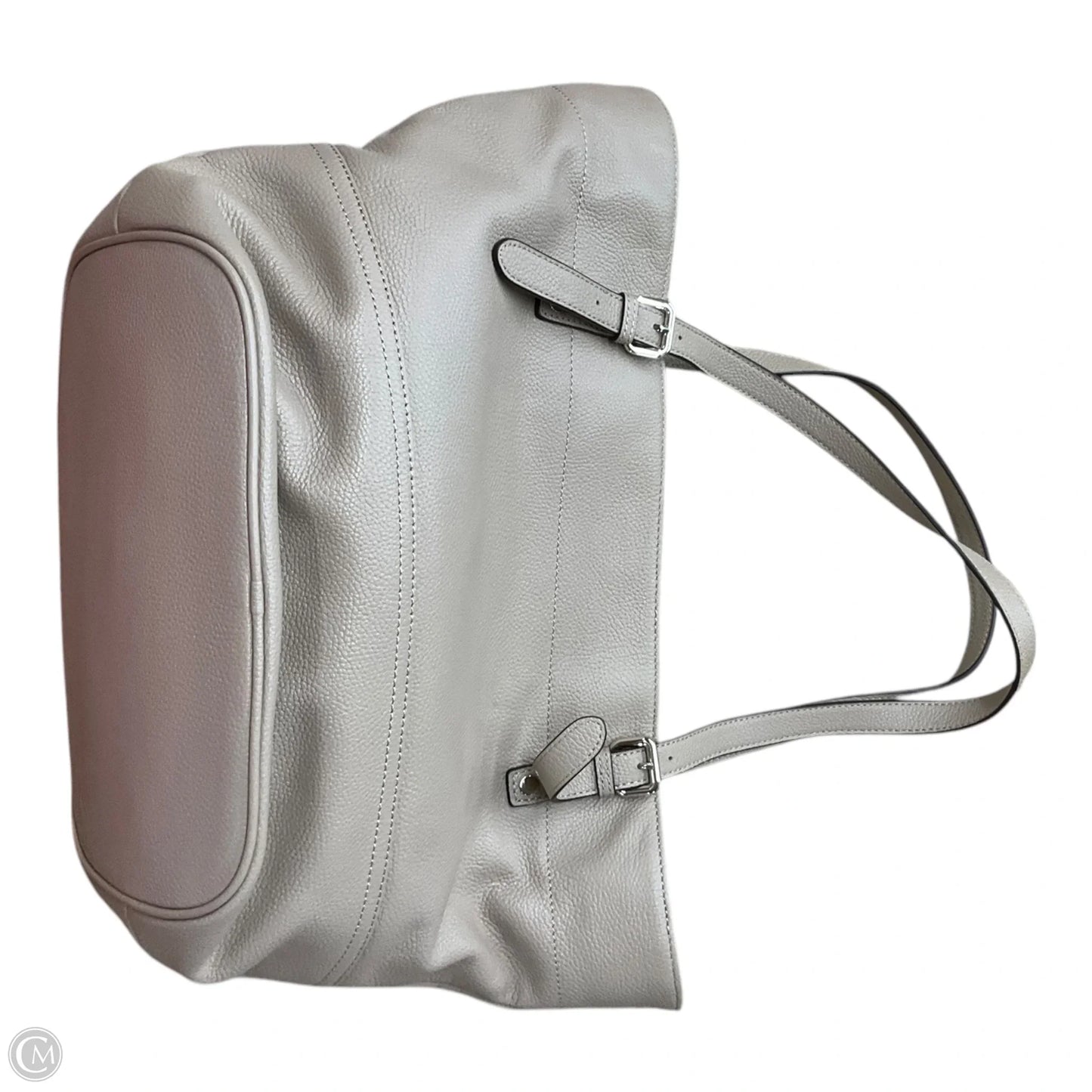 Handbag Leather By Dkny, Size: Large