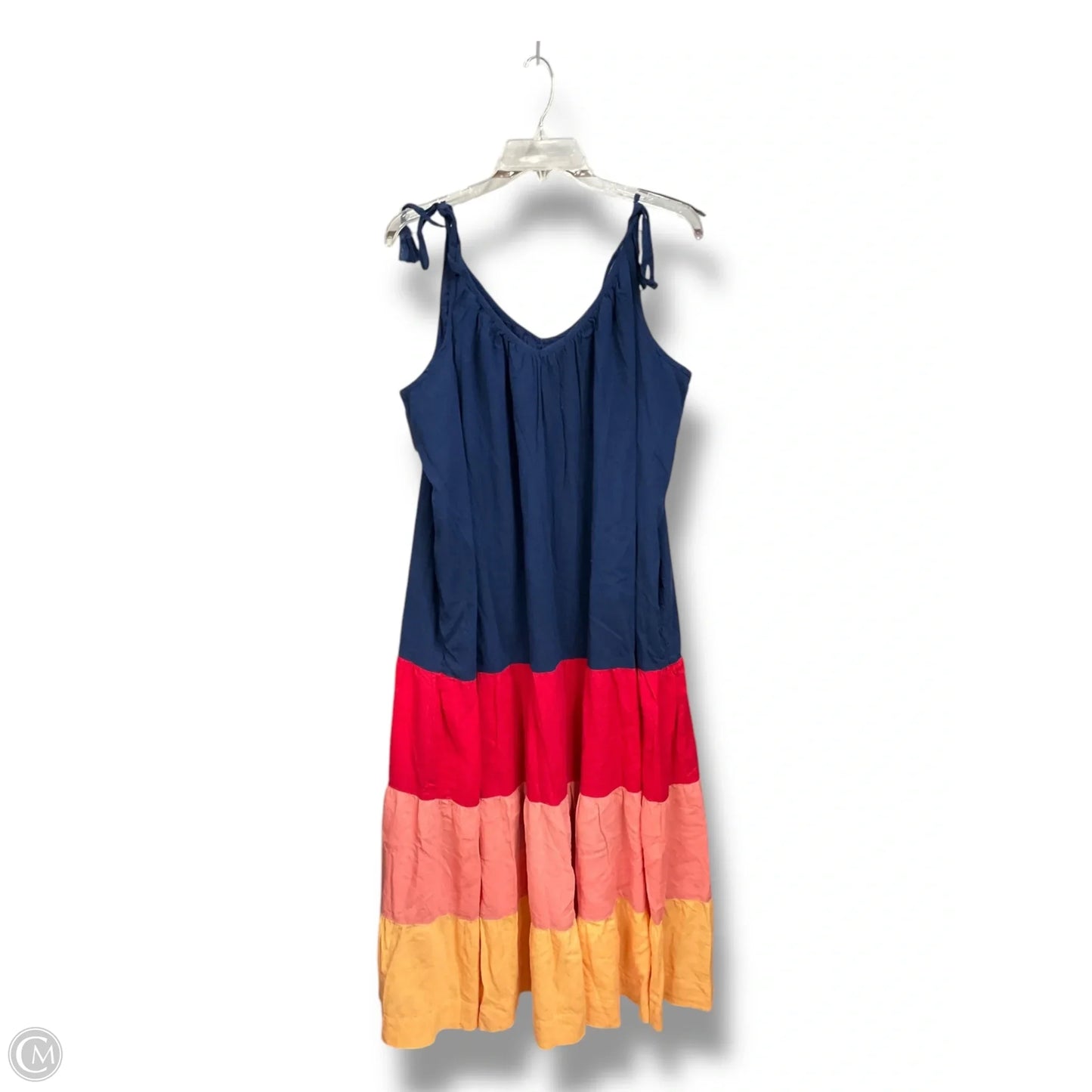 Dress Casual Midi By Old Navy In Multi-colored, Size: Xxl