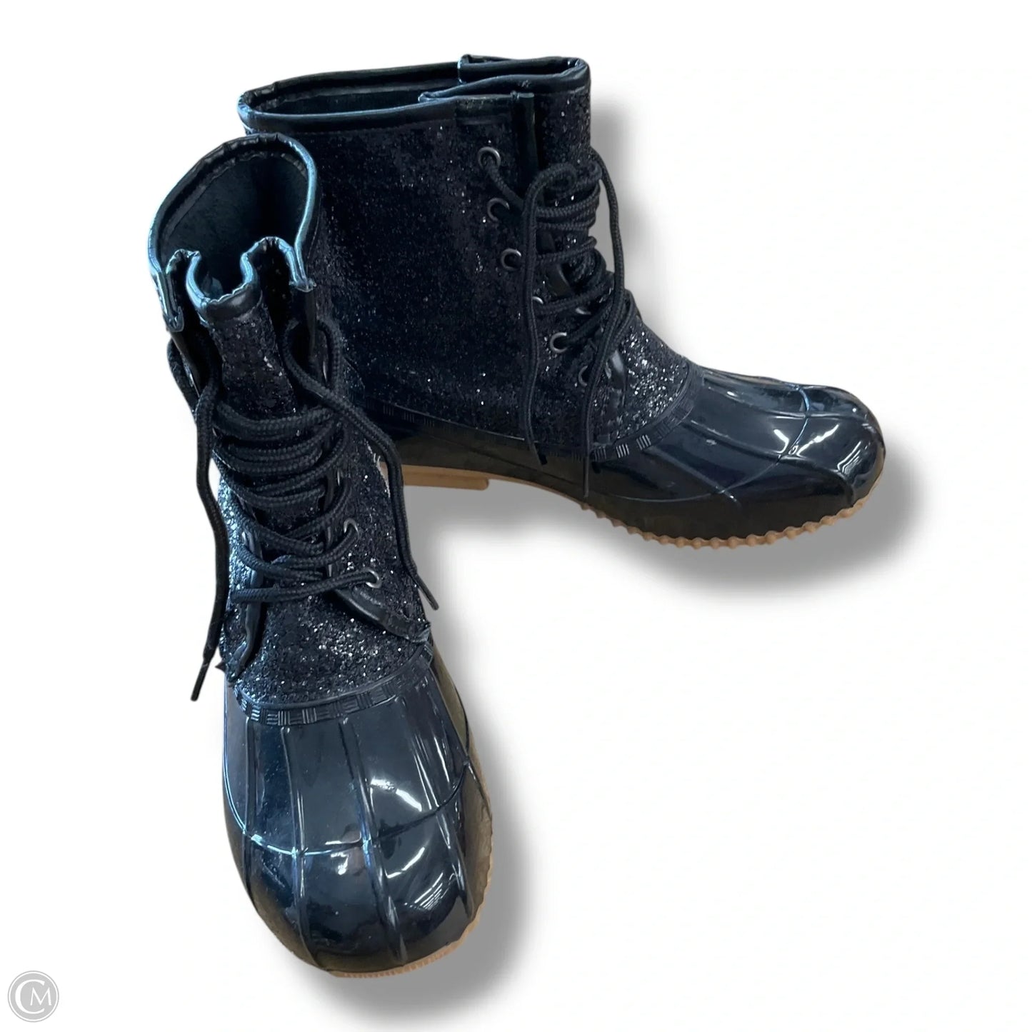 Boots Rain By Sugar In Black, Size: 7