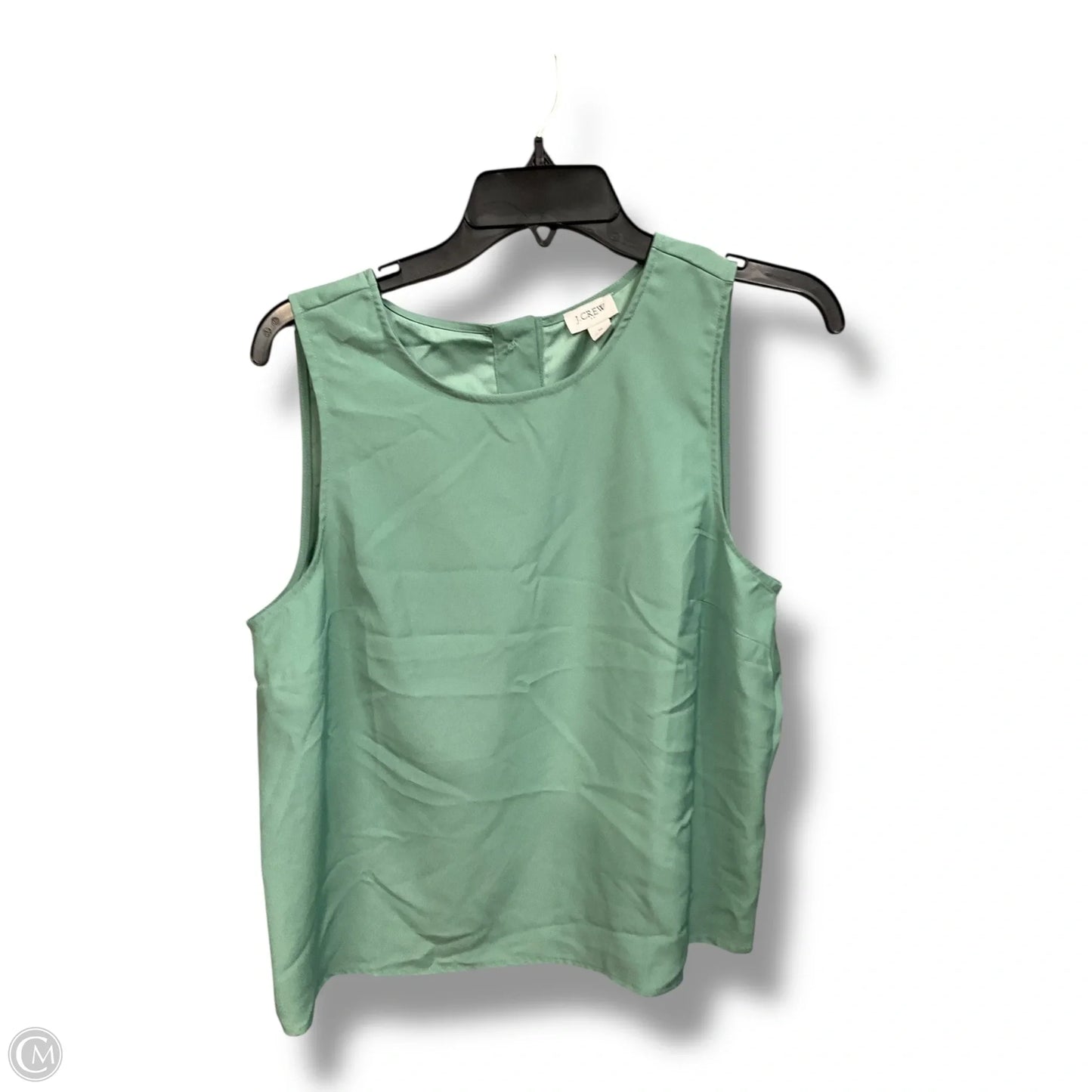 Top Sleeveless By J. Crew In Green, Size: M