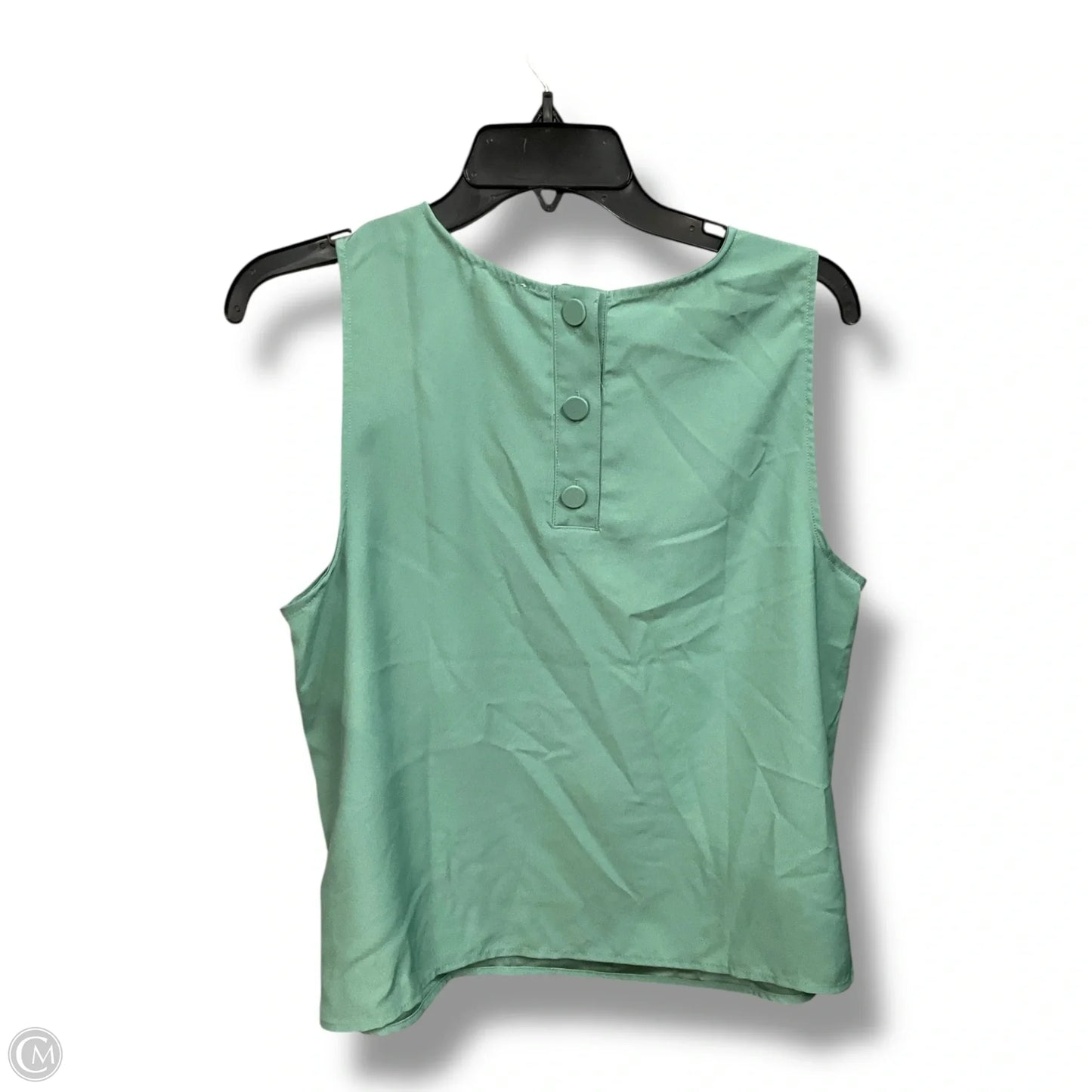 Top Sleeveless By J. Crew In Green, Size: M