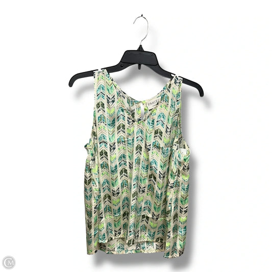 Top Sleeveless By Cmc In Multi-colored, Size: M