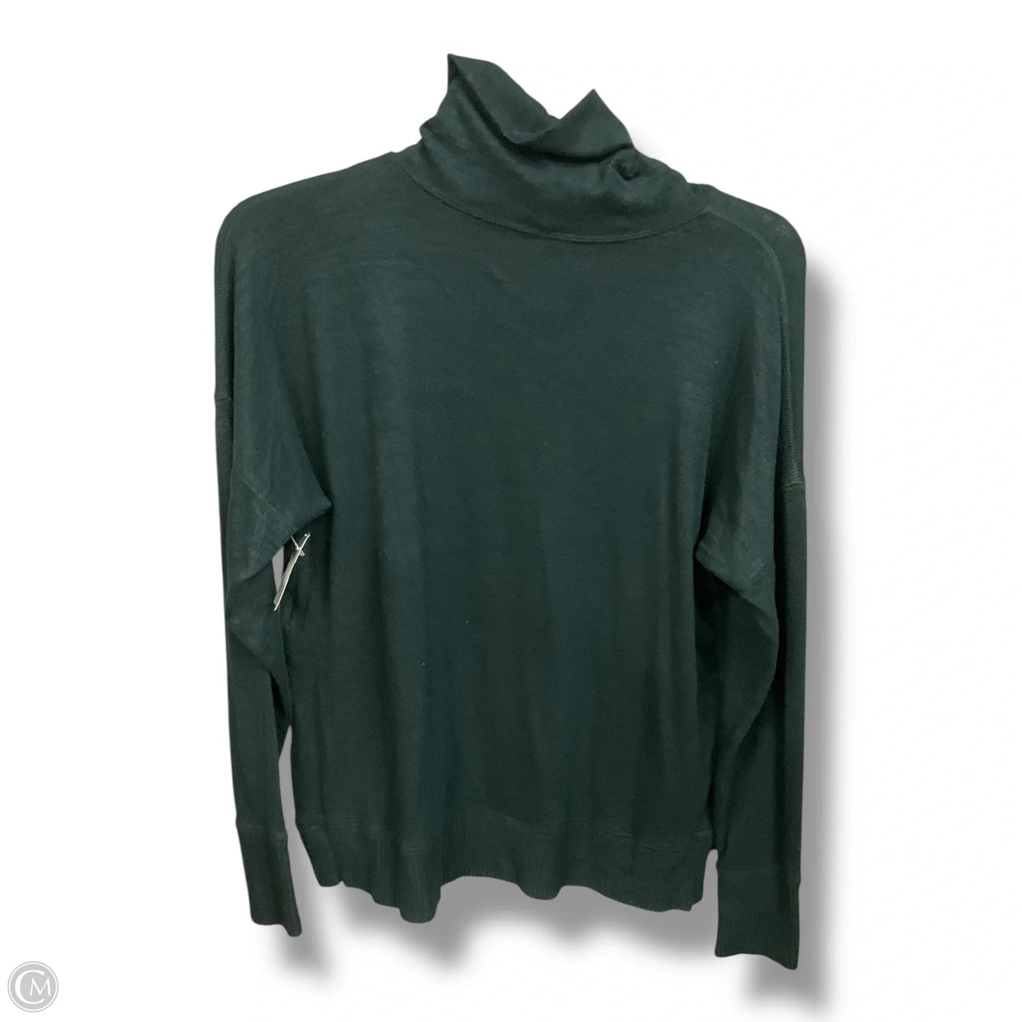 Top Long Sleeve By Abercrombie And Fitch In Green, Size: M