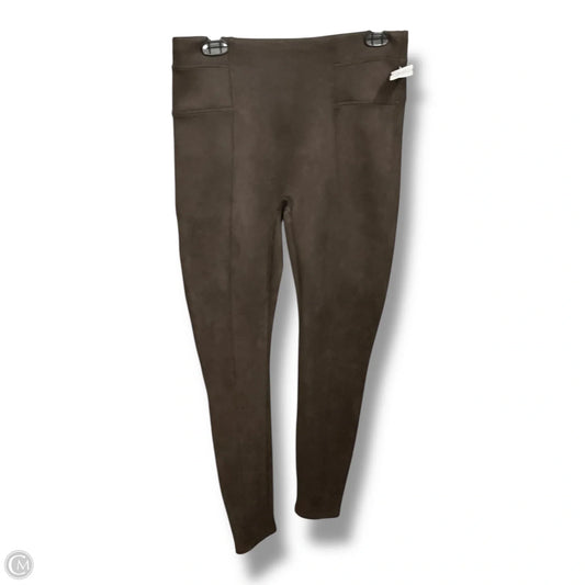 Pants Leggings By Spanx In Brown, Size: 12