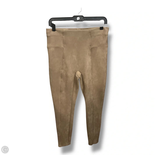 Pants Leggings By Spanx In Tan, Size: 12