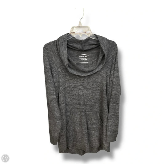 Top Long Sleeve By Torrid In Grey, Size: 1x