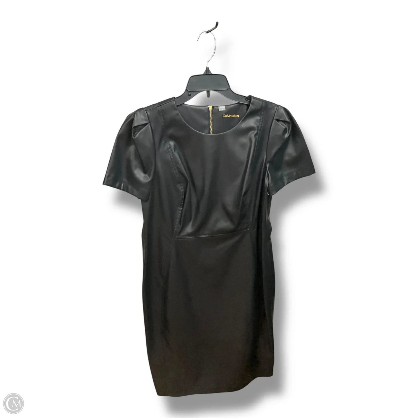 Dress Work By Calvin Klein In Black, Size: L