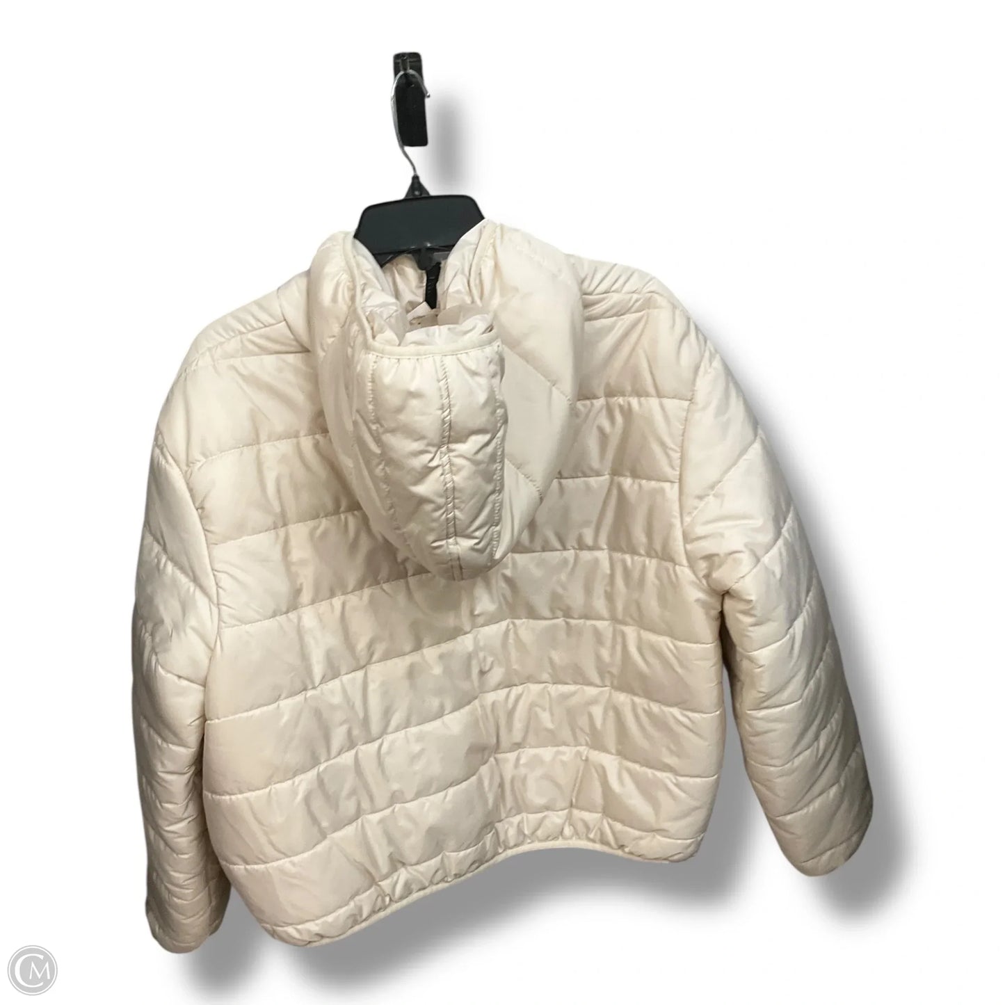 Coat Puffer & Quilted By Wild Fable In Cream, Size: L