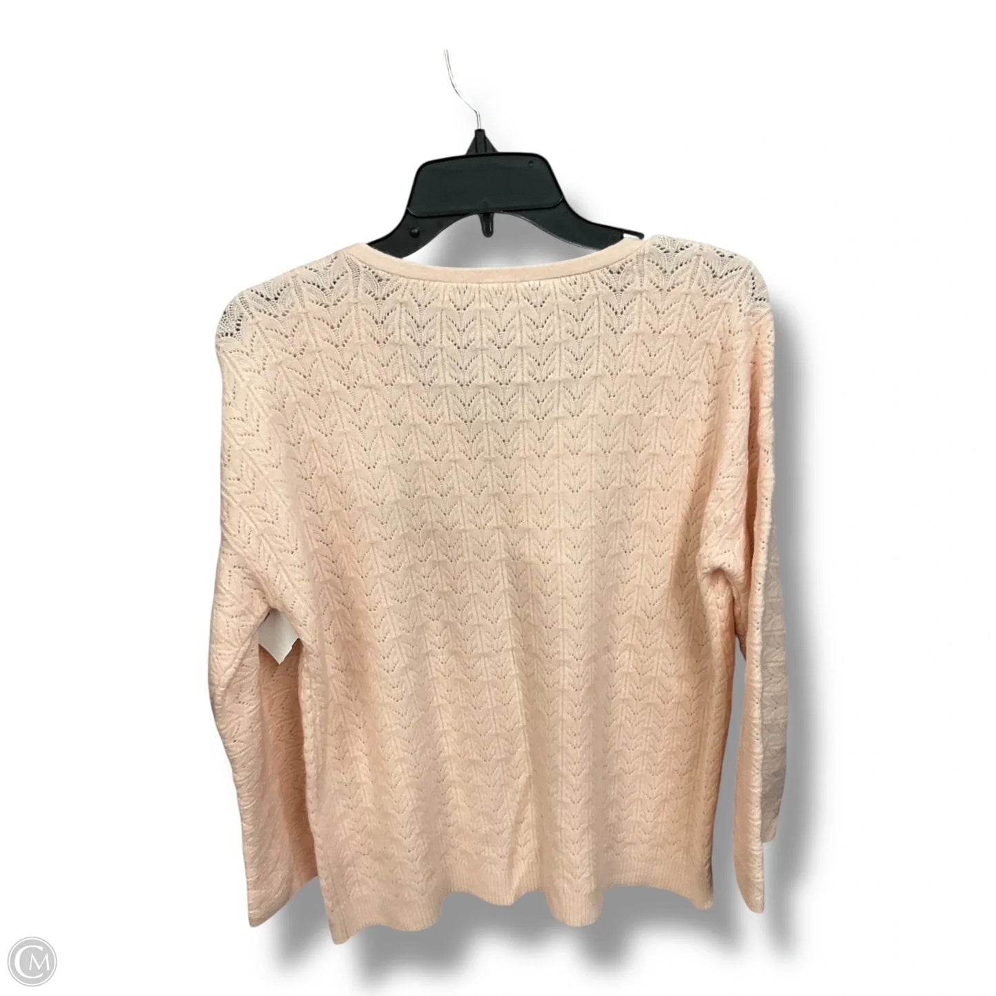 Sweater By Chicos In Pink, Size: M